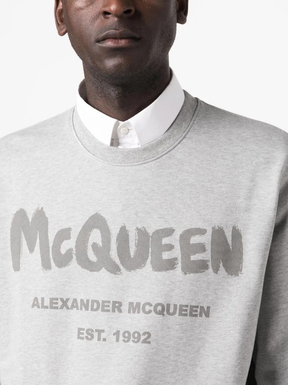 Alexander McQueen Sweaters Grey