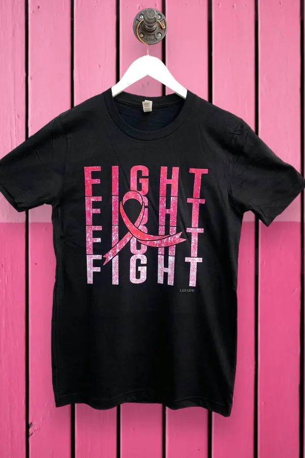 BC DTF GLITTER FIGHT - BLACK