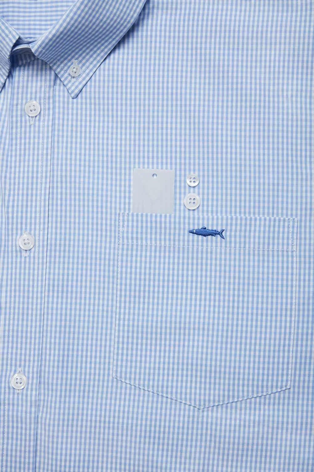 Blue Check Cotton Shirt for Men