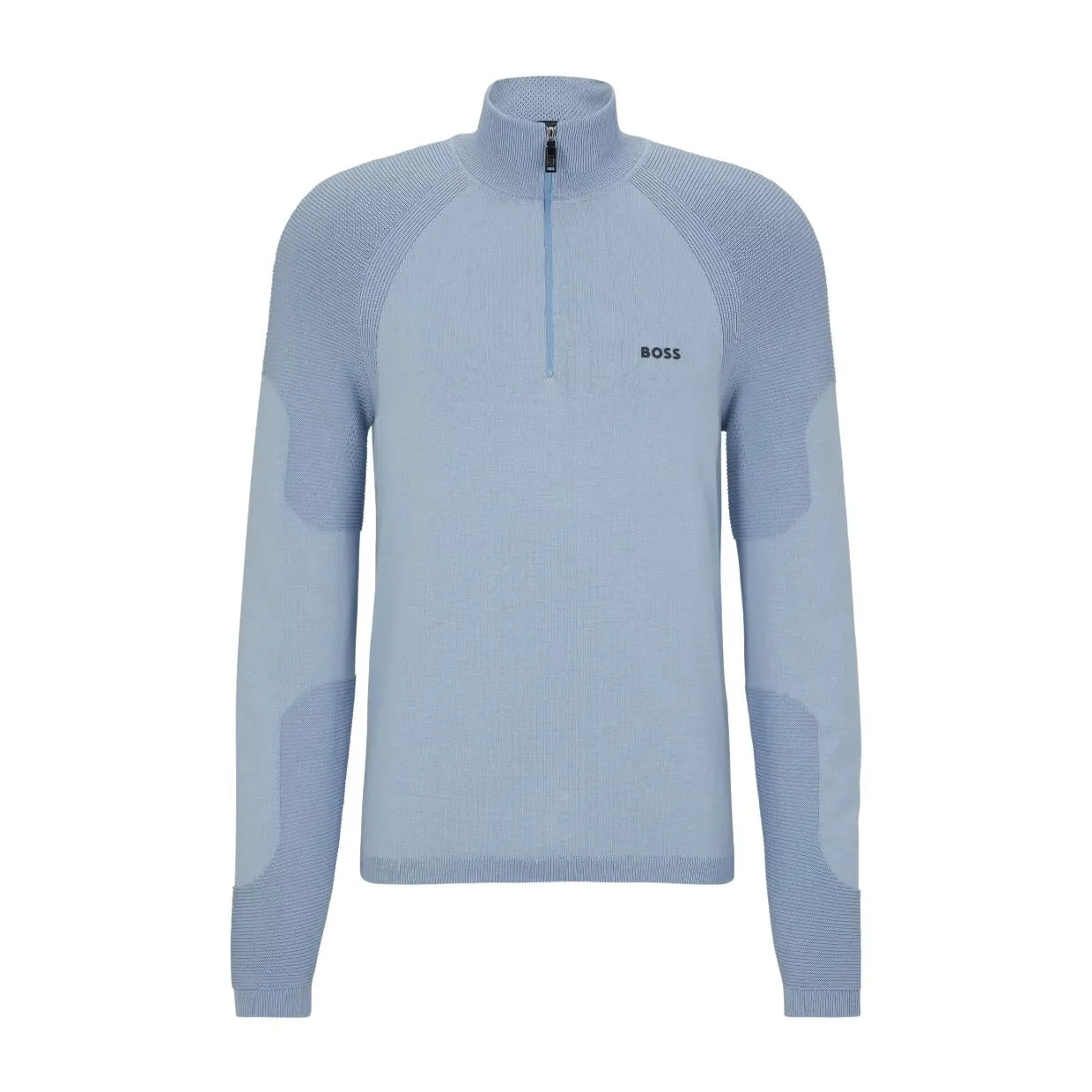 BOSS Perform X-QZ Sky Blue Half Zip Sweatshirt