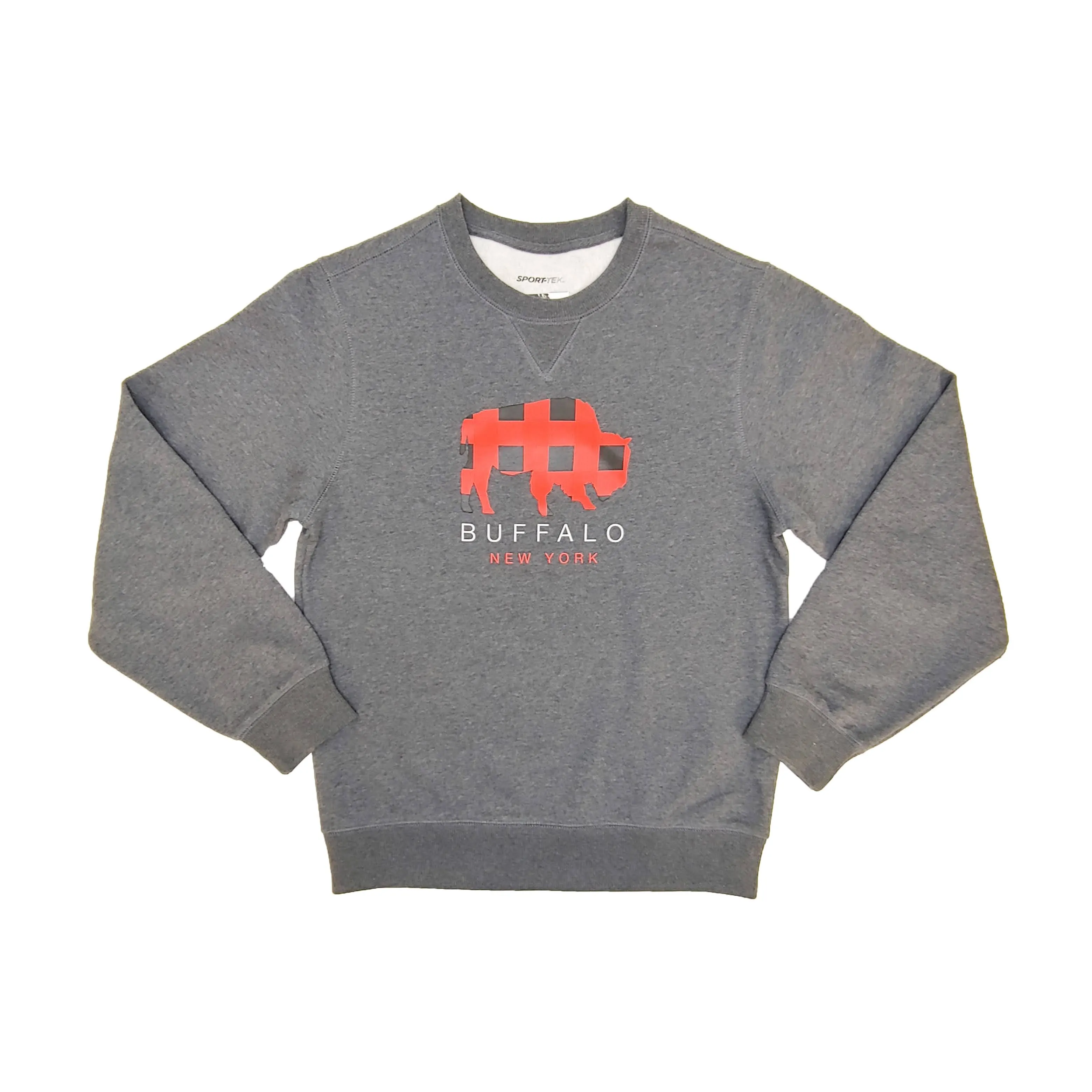 Buffalo New York Graphite Heather Crewneck