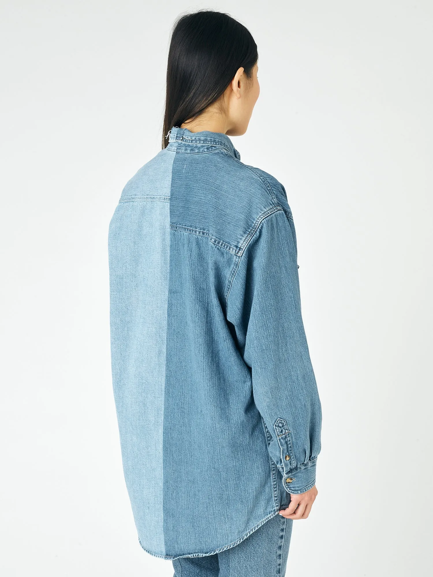 Classic Denim Shirt Mid Light Blue