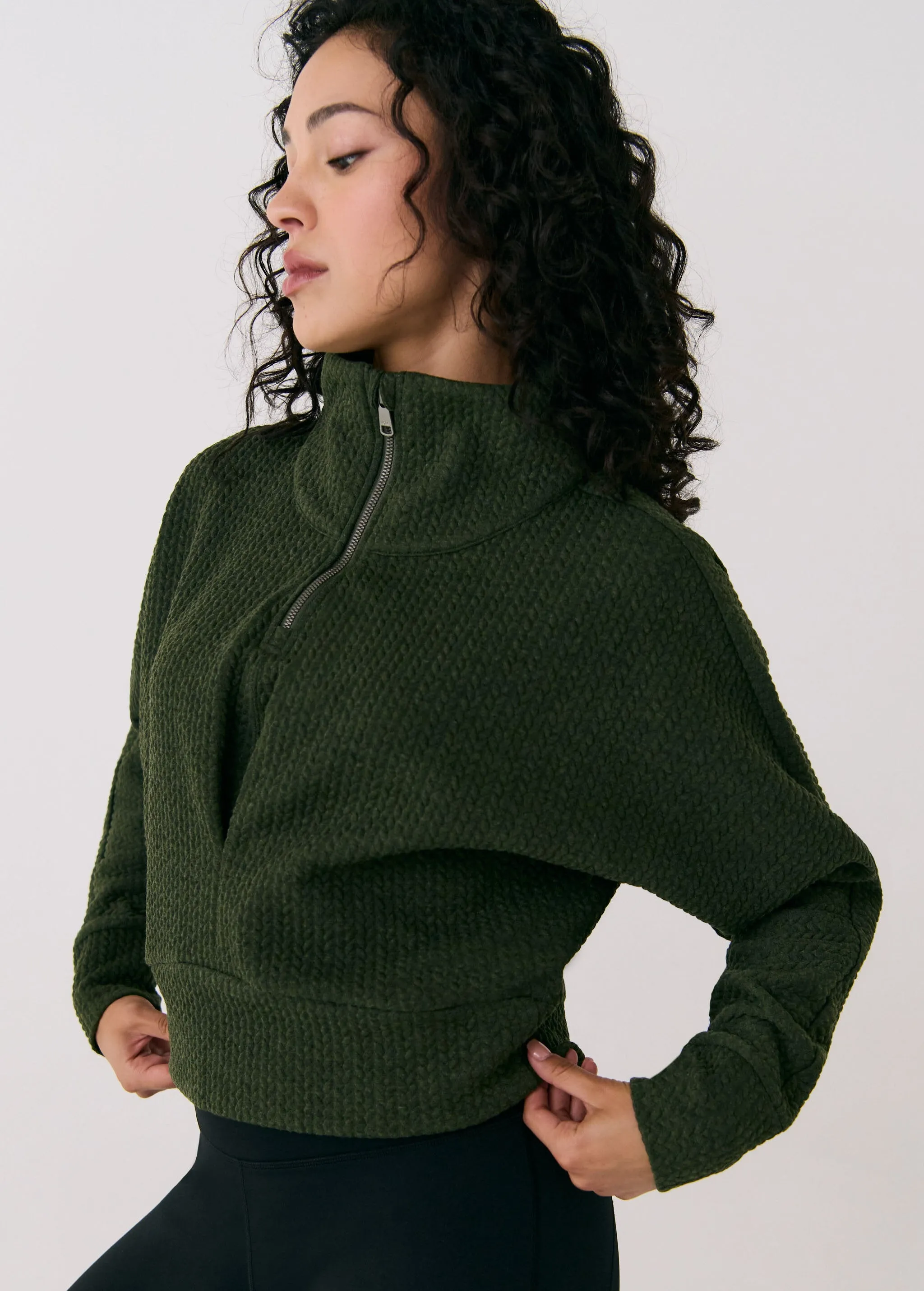 Clover Half Zip Top