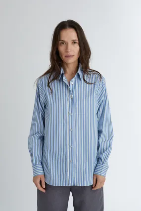 Cora Shirt - Deadstock cotton - Capri stripe