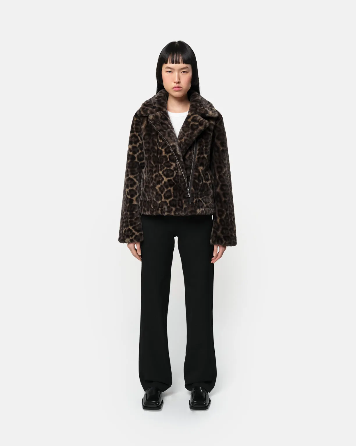 Dahlia Dark Leopard Biker