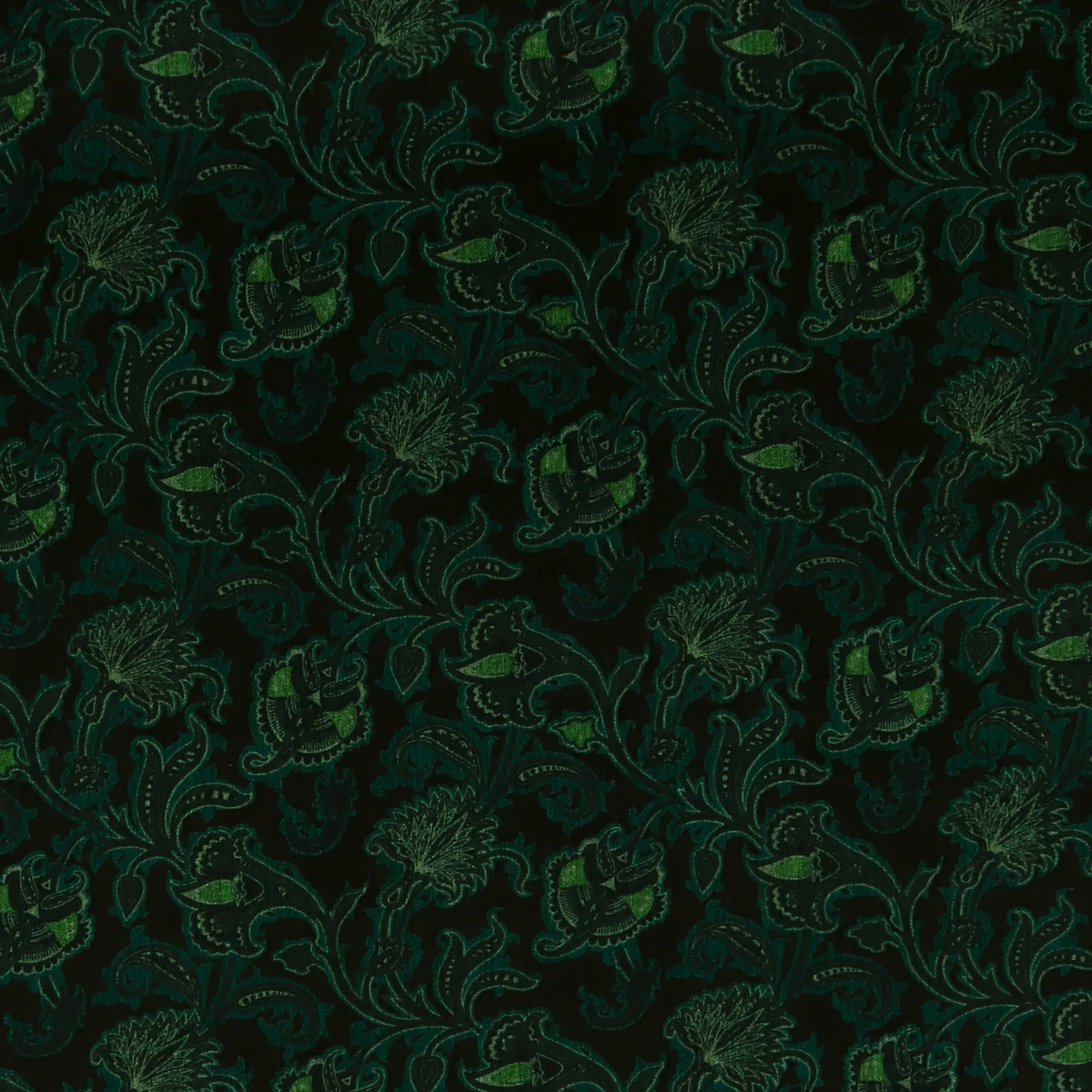 Digital Printed Poly/viscose - PENELOPE - 003 - Teal