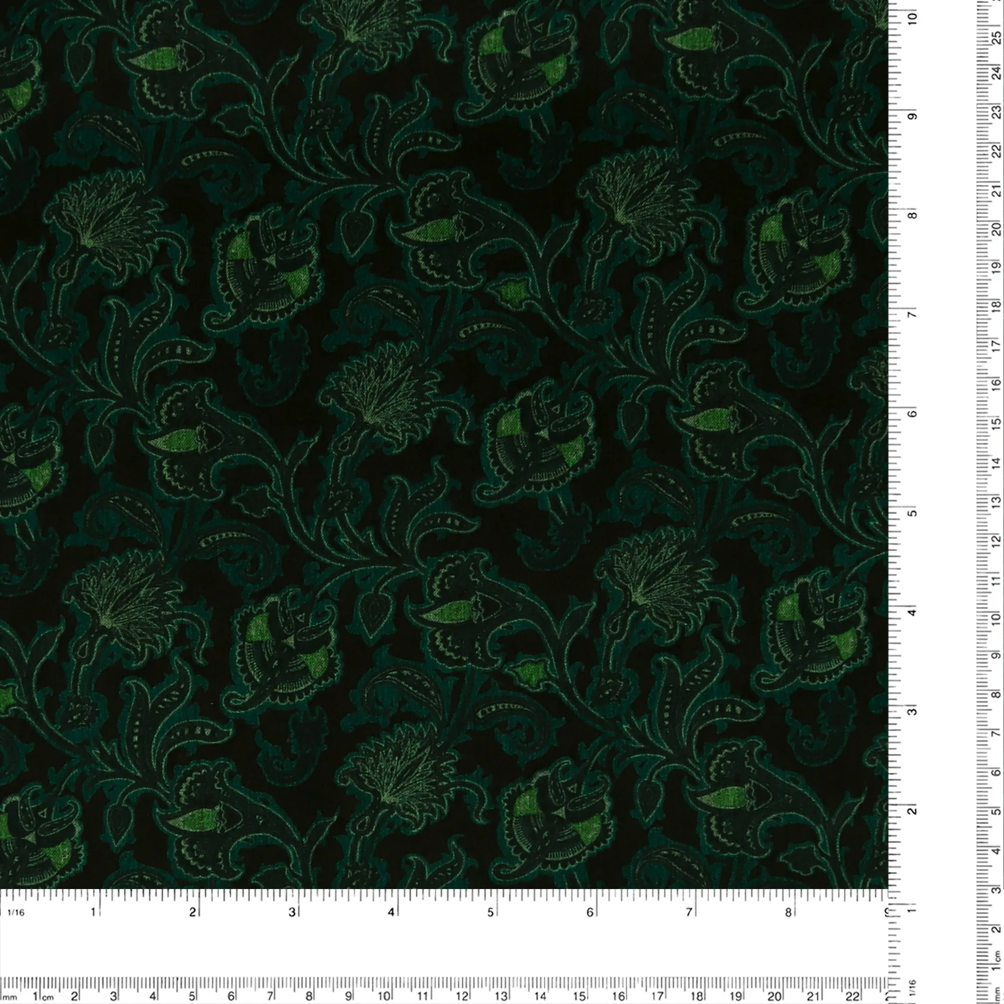 Digital Printed Poly/viscose - PENELOPE - 003 - Teal