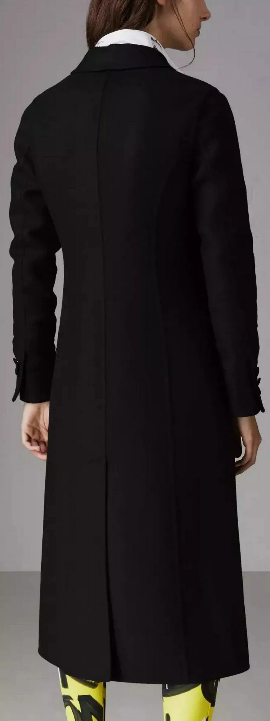 Double Breasted Wool Tailored Coat