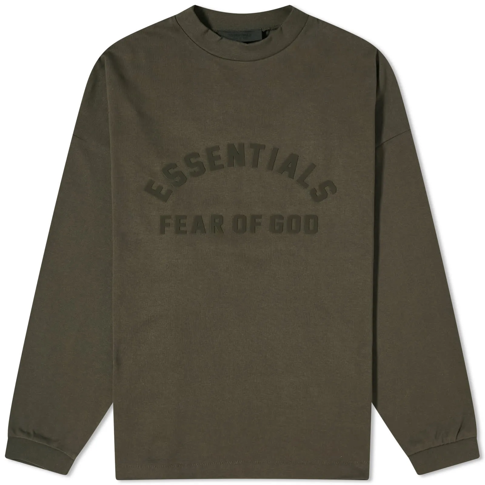 Fear Of God Essentials Spring Long Sleeve Printed T-Shirt, Ink