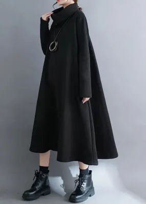 Fleece Long Dresses Long Sleeve