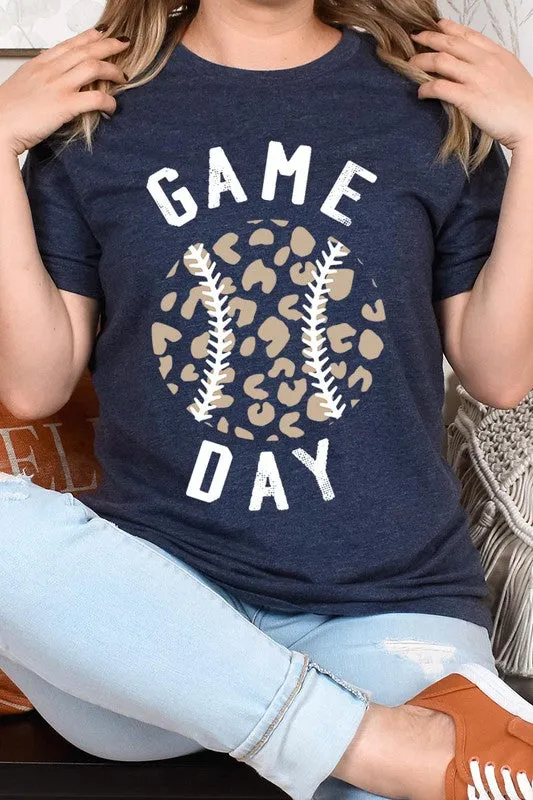 Gameday Leopard Baseball Tee