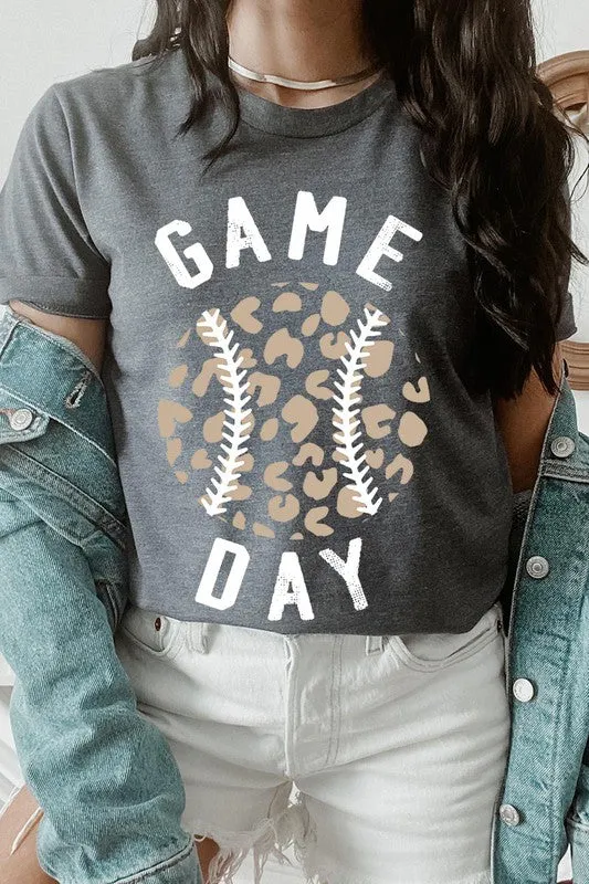 Gameday Leopard Baseball Tee