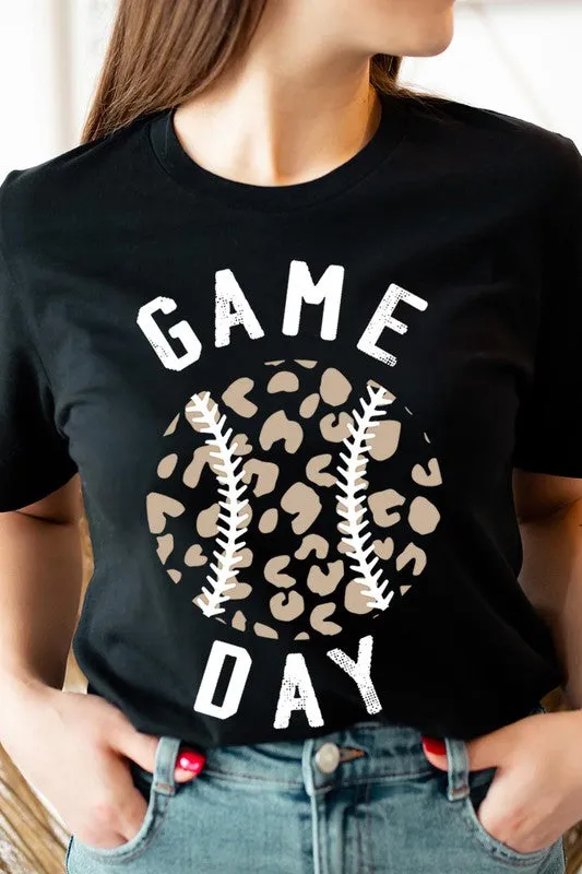 Gameday Leopard Baseball Tee