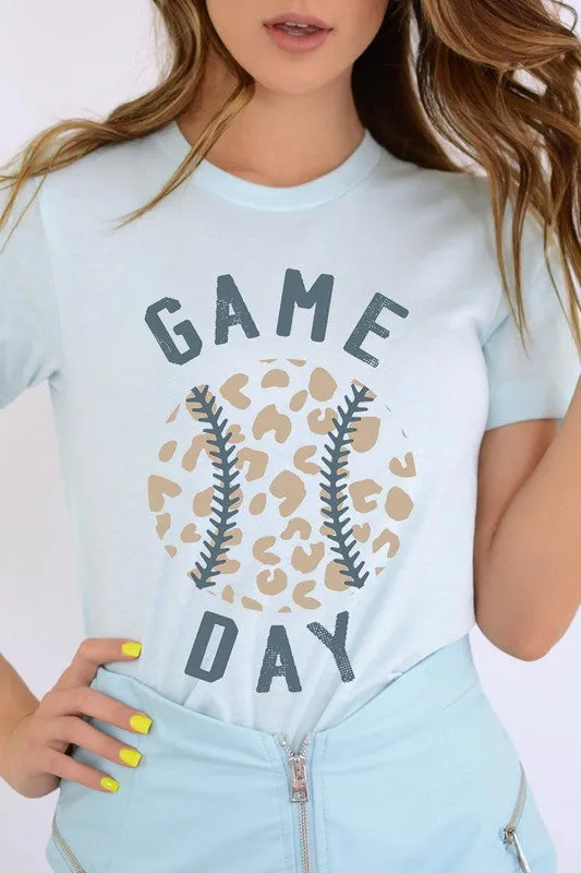 Gameday Leopard Baseball Tee