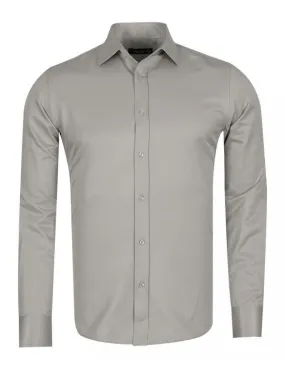 Grey Classic Single Cuff Men's Shirt