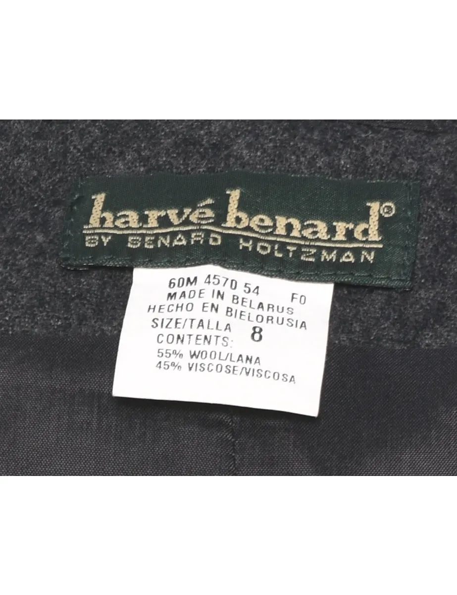 Harvey Benard Wool Coat - M