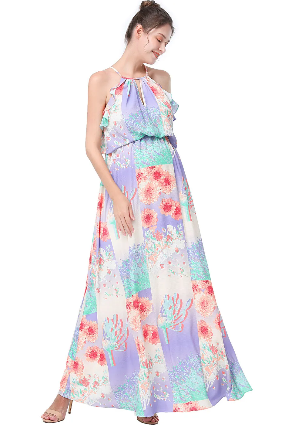 Kimi   Kai Maternity "Pixie" Nursing Maxi Dress