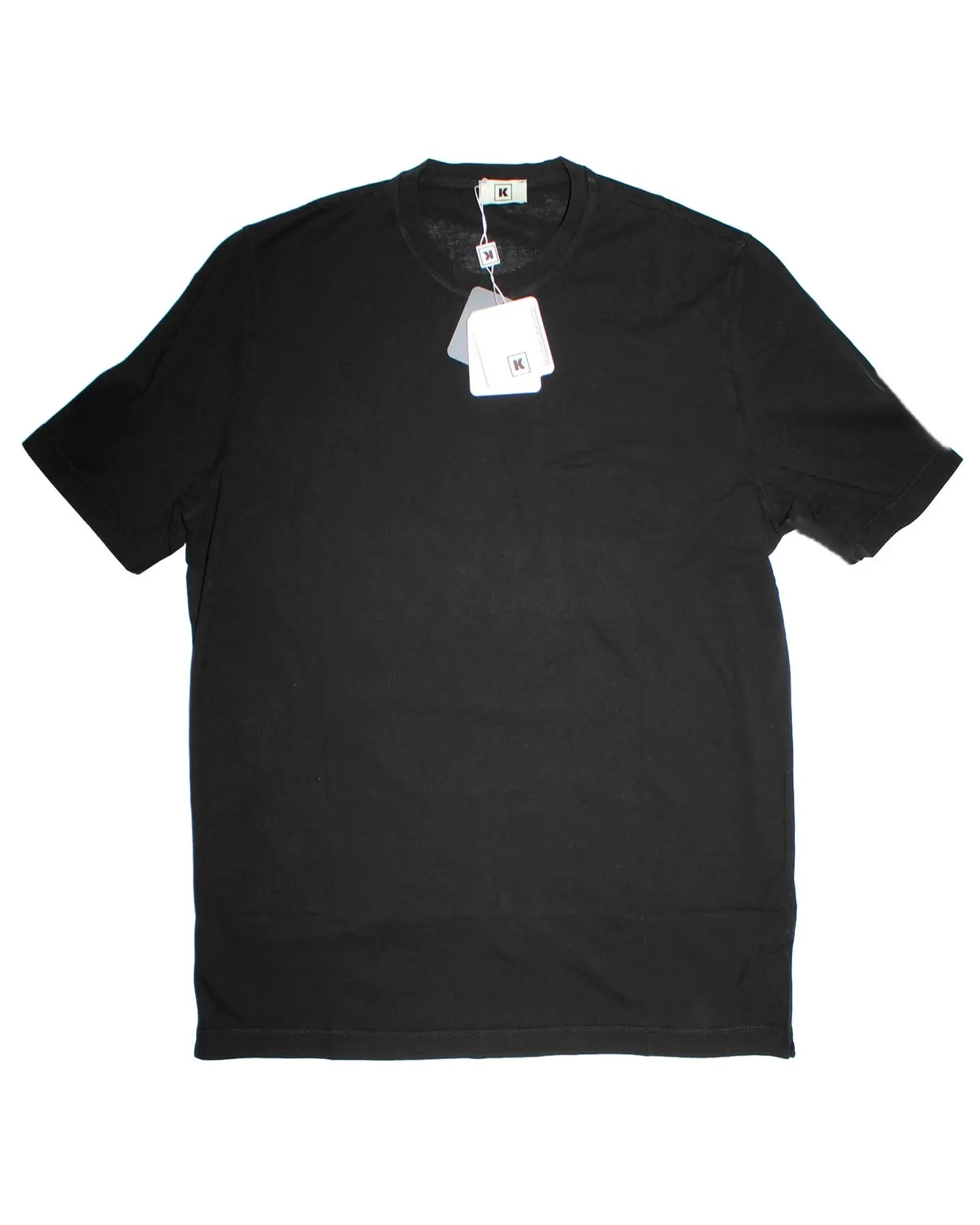 Kired Kiton T-Shirt Black Crêpe Cotton 56 / XXL