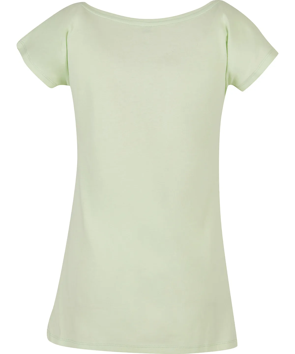 Light Mint - Women's wide neck tee