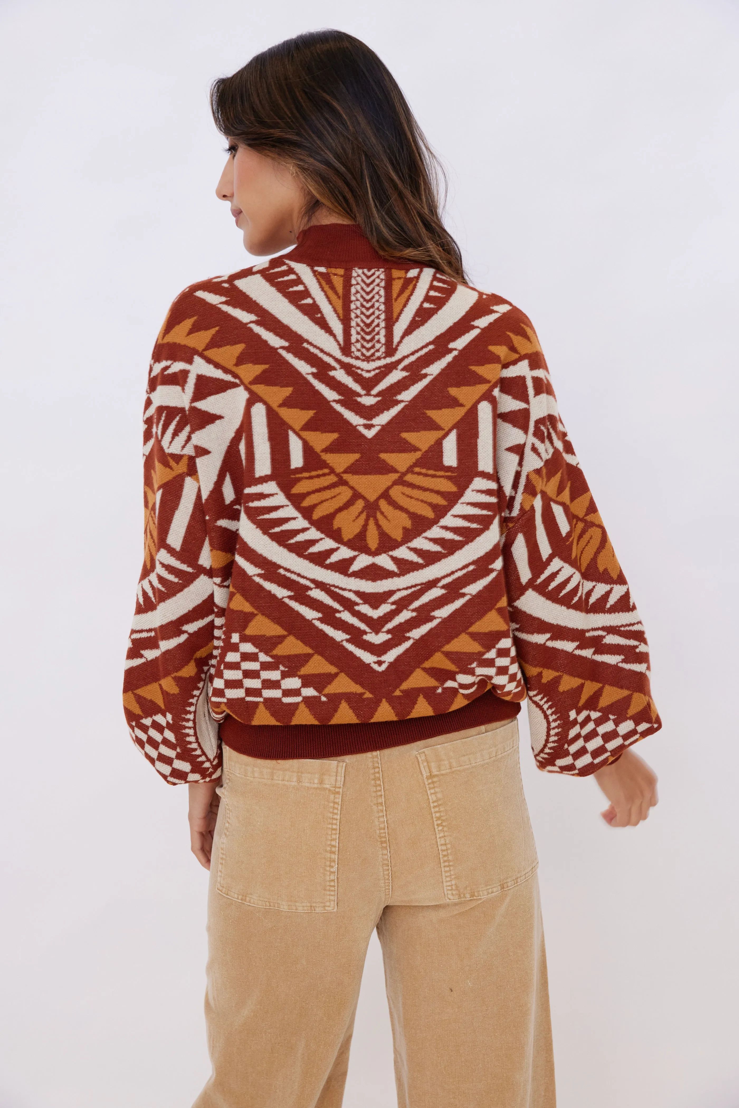 Lilian Printed Sweater