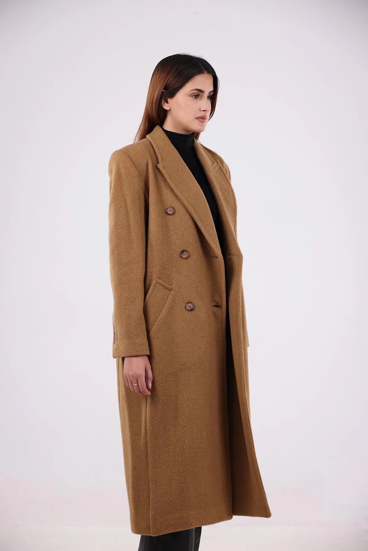 Long belted coat