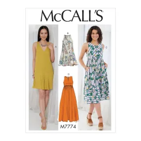 McCall's Pattern M7774 Misses' Dresses