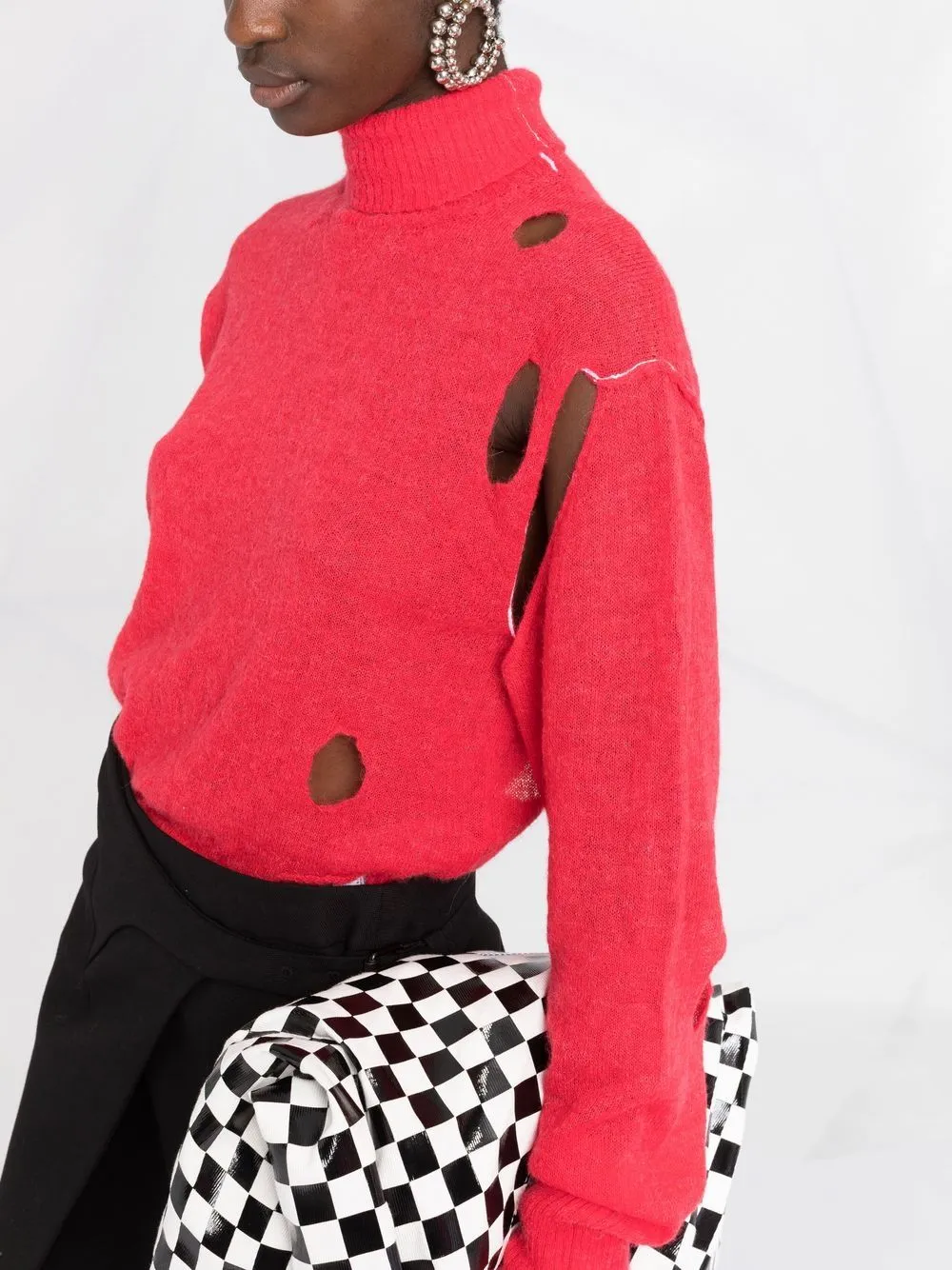 MM6 Maison Margiela Sweaters Red