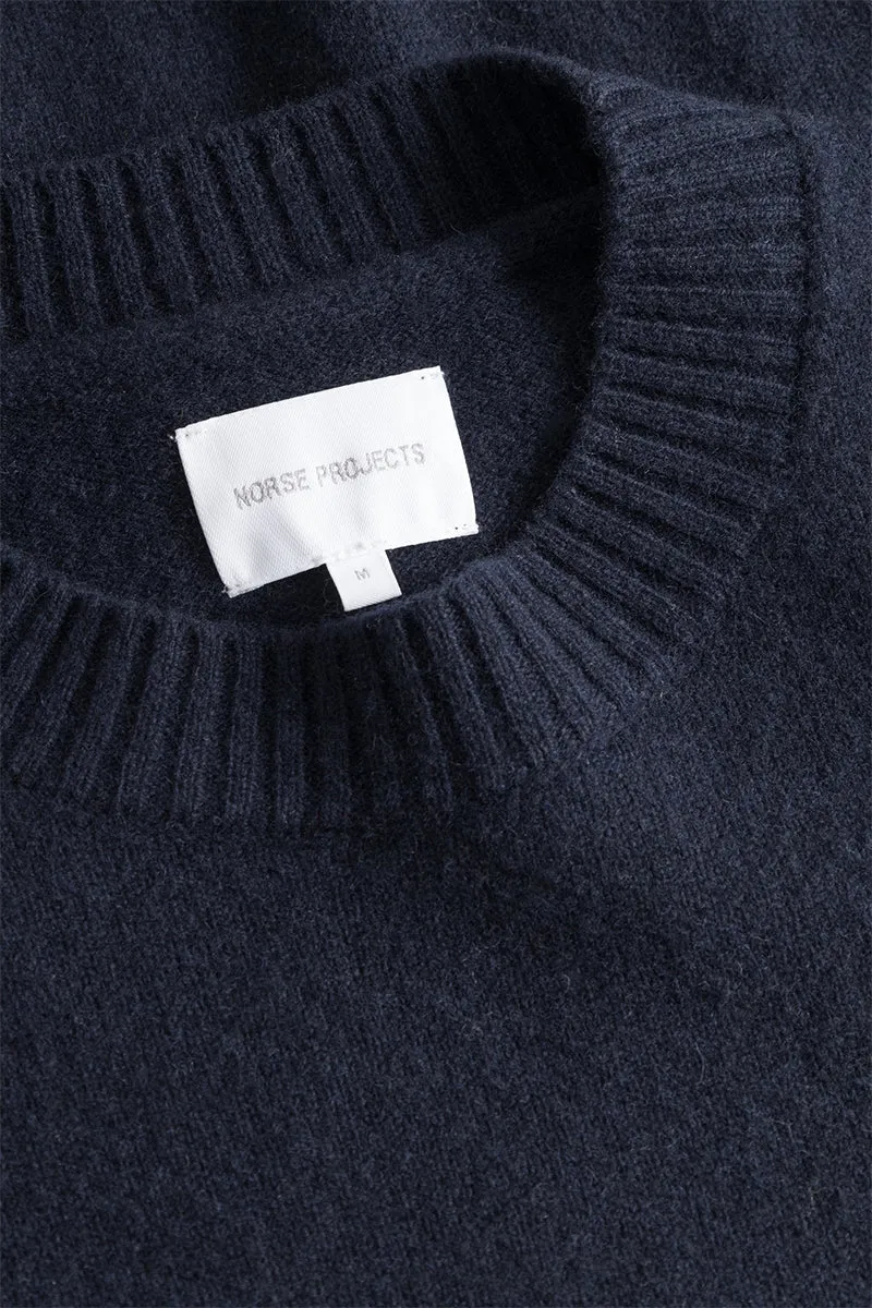 Norse Standard Merino Lambswool Sweater - Navy