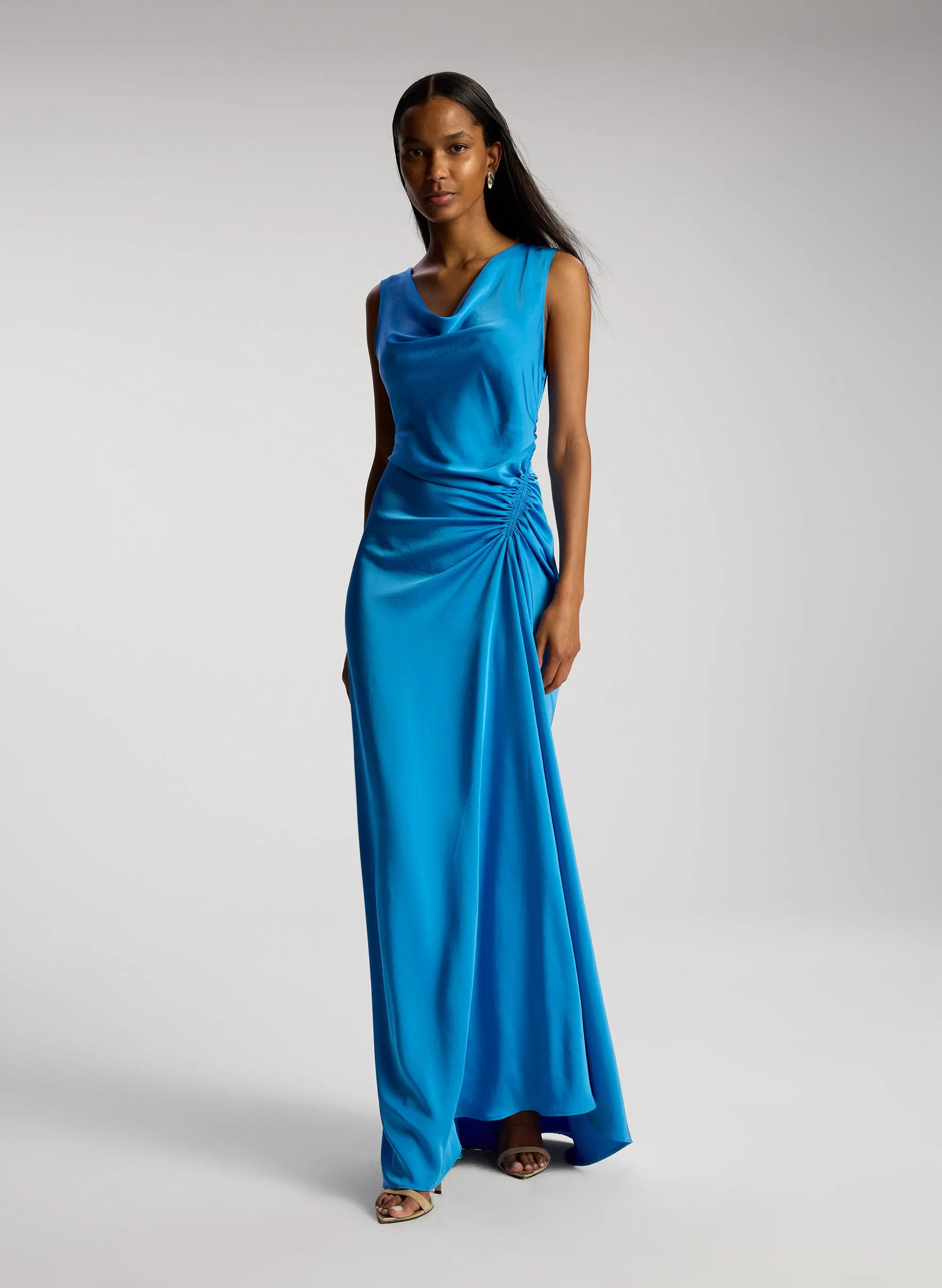 Ophelia Satin Maxi Dress