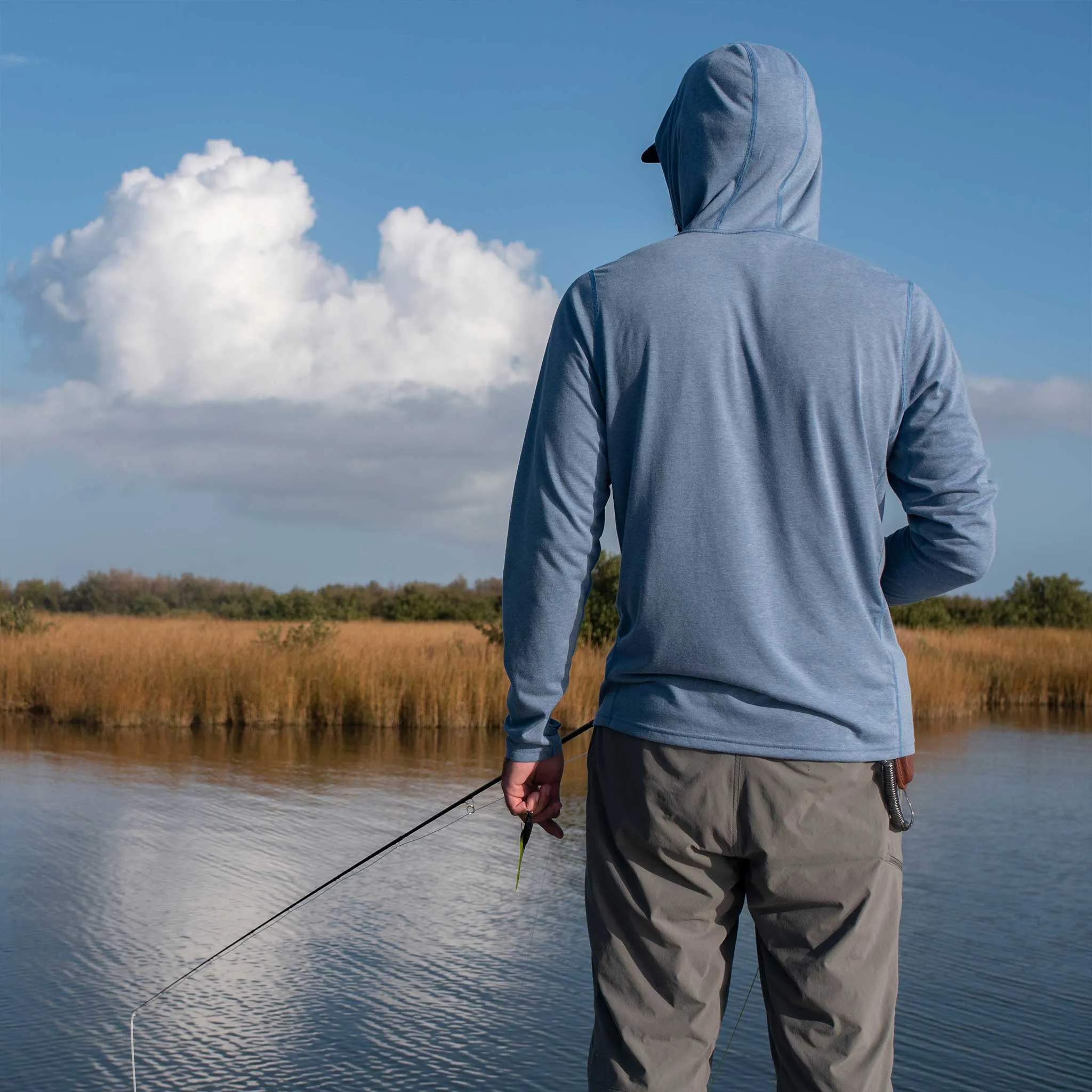 Performance Hoodie - Slate Blue