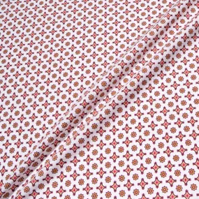 Pink & Plum Geometric Printed Pure Cotton