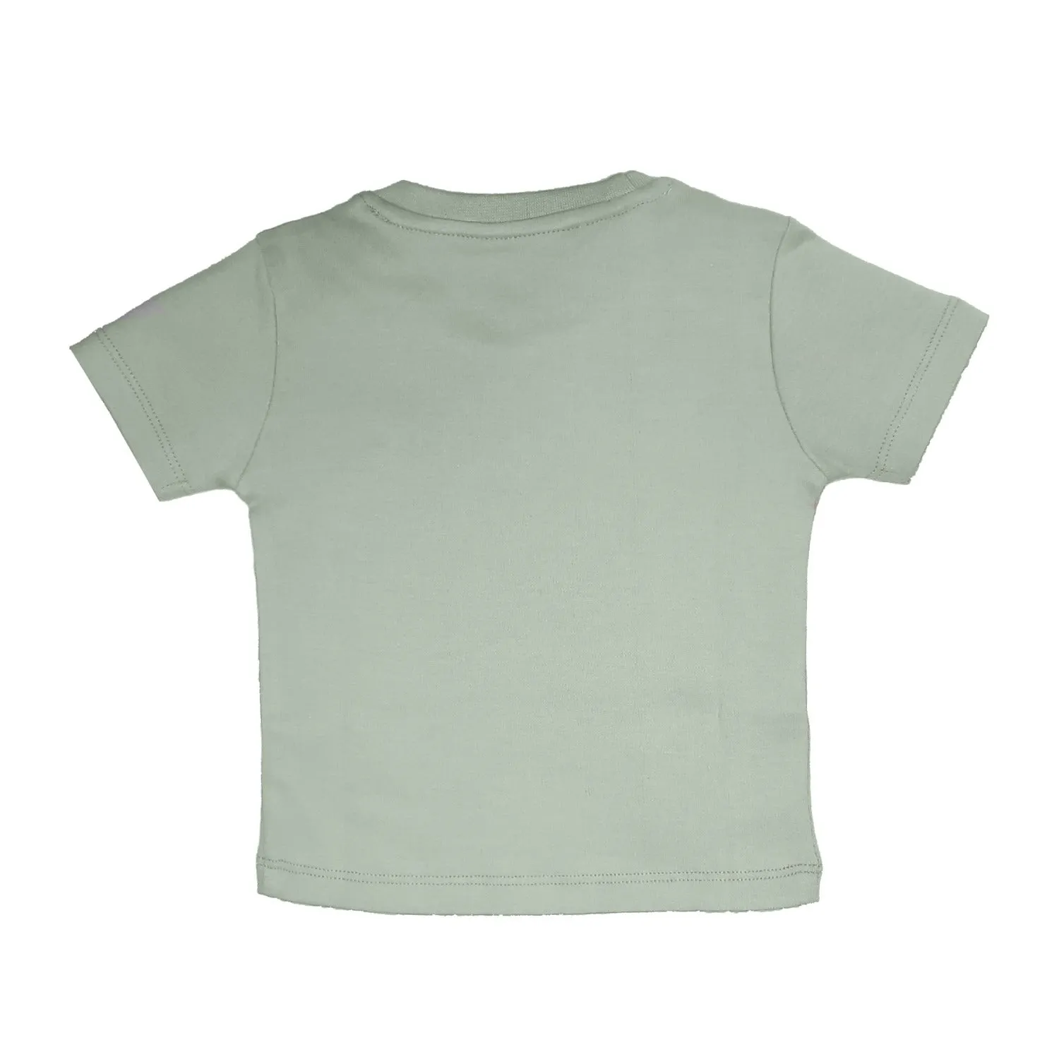 Round Neck T-Shirt - Solid - Navy/Blue/Sage Green - 3Pc Pack