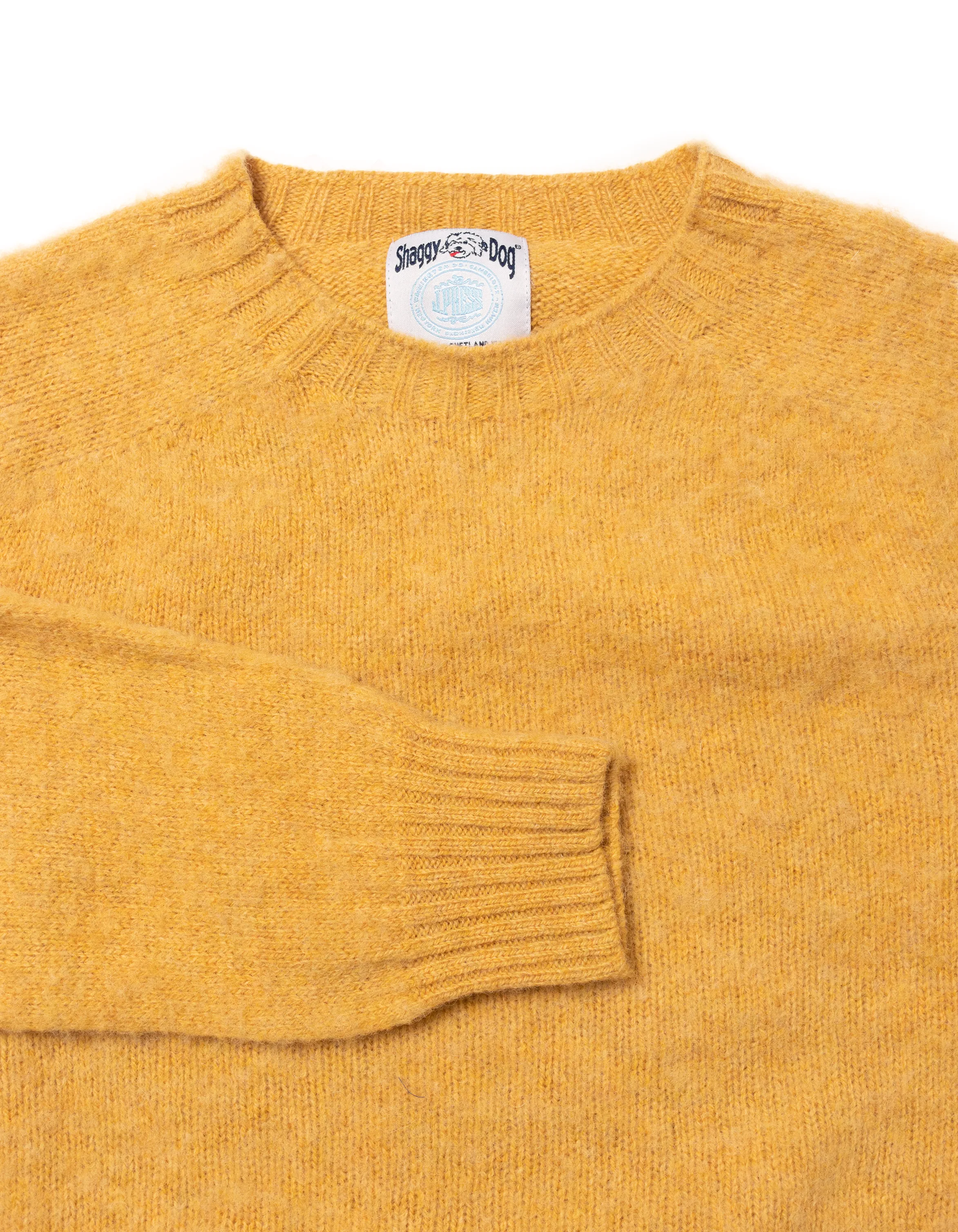 SHAGGY DOG SWEATER YELLOW - TRIM FIT