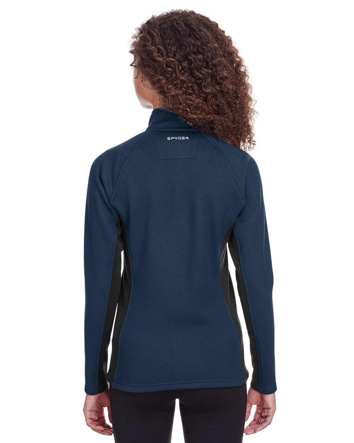 Spyder Ladies Constant Half-Zip Sweaters, Frontier/ Black