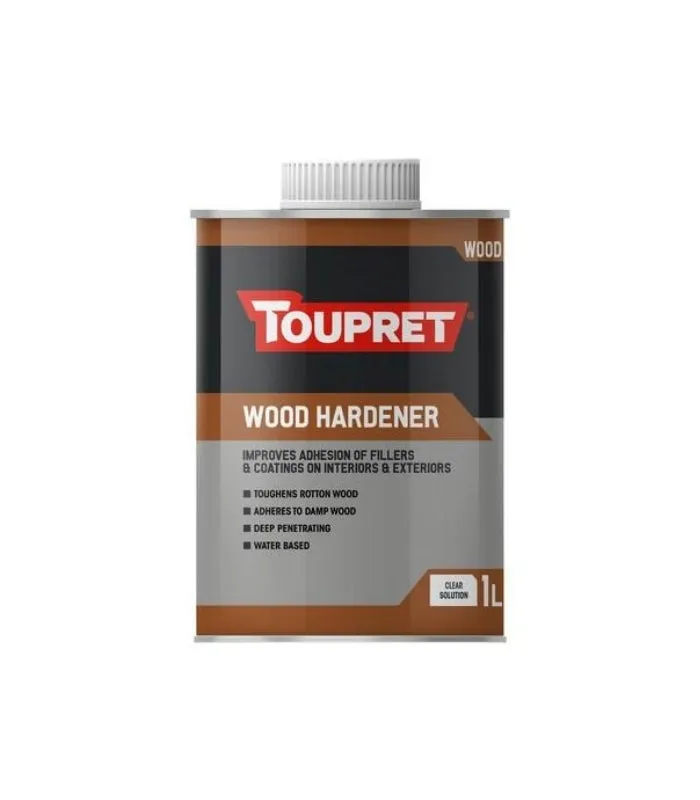 Toupret Wood Hardener - Clear - 1 Litre