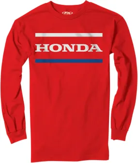 Vintage Honda Retro Logo Long Sleeve - Red