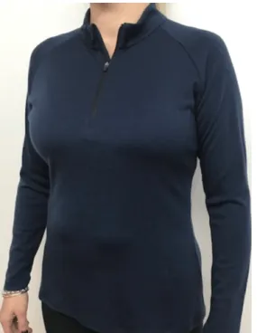 WOMENS MIDWEIGHT HALF ZIP MERINO